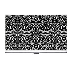 Black And White Tribal Pattern Business Card Holders by dflcprints