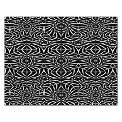 Black And White Tribal Pattern Rectangular Jigsaw Puzzl by dflcprints