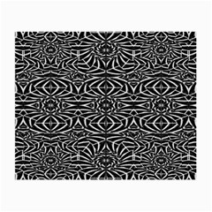 Black And White Tribal Pattern Small Glasses Cloth (2-side)