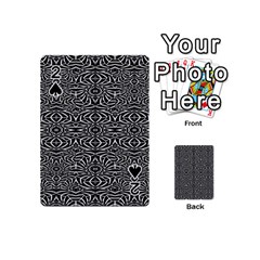 Black And White Tribal Pattern Playing Cards 54 (mini) 