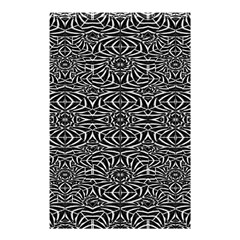 Black And White Tribal Pattern Shower Curtain 48  X 72  (small) 