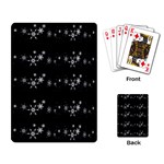 Black elegant  Xmas design Playing Card Back