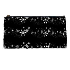 Black Elegant  Xmas Design Pencil Cases by Valentinaart