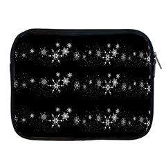 Black Elegant  Xmas Design Apple Ipad 2/3/4 Zipper Cases by Valentinaart