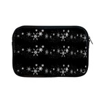 Black elegant  Xmas design Apple iPad Mini Zipper Cases Front