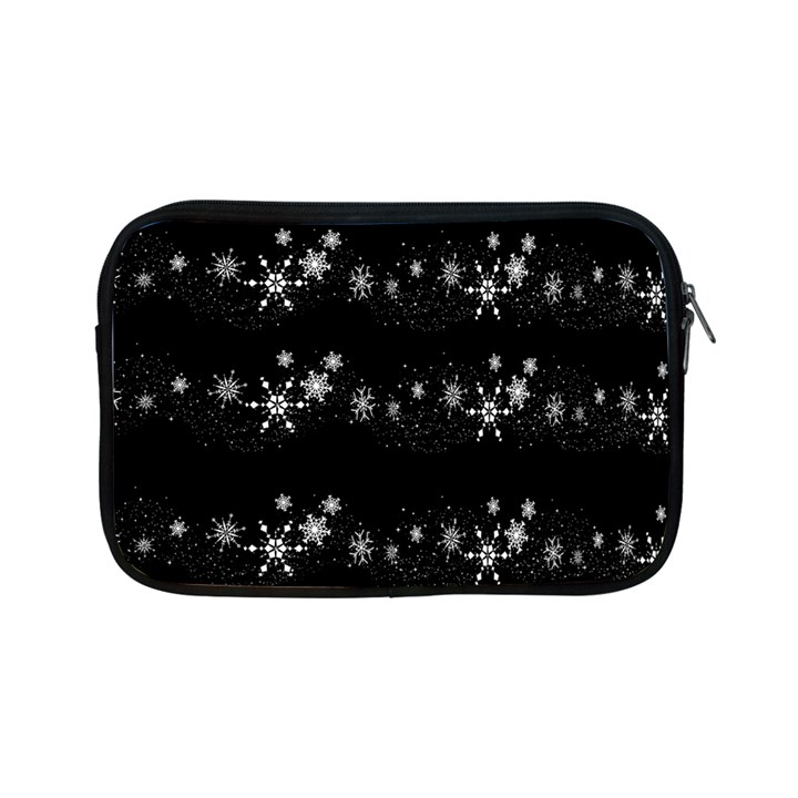 Black elegant  Xmas design Apple iPad Mini Zipper Cases