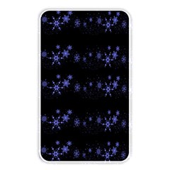 Xmas Elegant Blue Snowflakes Memory Card Reader by Valentinaart