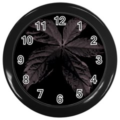 Pink Xray Flower Wall Clocks (black)