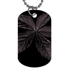 Pink Xray Flower Dog Tag (one Side)