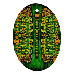 Magical Forest Of Freedom And Hope Ornament (oval) 