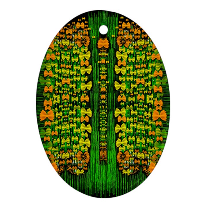 Magical Forest Of Freedom And Hope Ornament (Oval) 