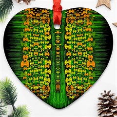 Magical Forest Of Freedom And Hope Heart Ornament (2 Sides)