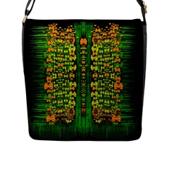 Magical Forest Of Freedom And Hope Flap Messenger Bag (l) 