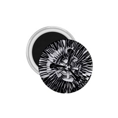 Black And White Passion Flower Passiflora  1 75  Magnets