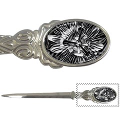 Black And White Passion Flower Passiflora  Letter Openers by yoursparklingshop