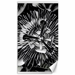 Black And White Passion Flower Passiflora  Canvas 40  X 72   by yoursparklingshop