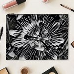 Black And White Passion Flower Passiflora  Cosmetic Bag (XL) Front