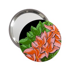 Decorative Flowers 2 25  Handbag Mirrors