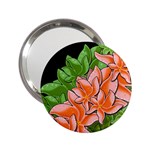 Decorative flowers 2.25  Handbag Mirrors Front