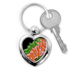 Decorative Flowers Key Chains (heart) 