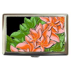 Decorative Flowers Cigarette Money Cases