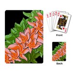 Decorative flowers Playing Card Back