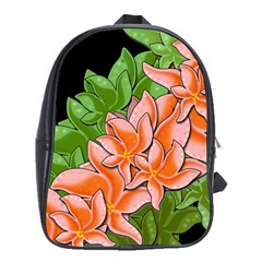 Decorative Flowers School Bags (xl) 