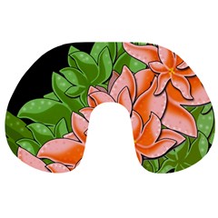 Decorative Flowers Travel Neck Pillows