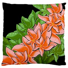 Decorative Flowers Standard Flano Cushion Case (one Side)