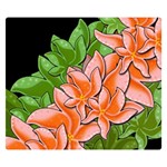 Decorative flowers Double Sided Flano Blanket (Small)  50 x40  Blanket Front