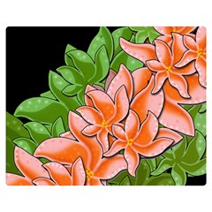 Decorative Flowers Double Sided Flano Blanket (medium) 