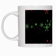 Decorative Xmas Snowflakes White Mugs by Valentinaart