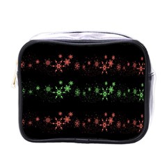 Decorative Xmas Snowflakes Mini Toiletries Bags by Valentinaart