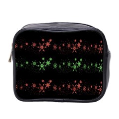 Decorative Xmas Snowflakes Mini Toiletries Bag 2-side by Valentinaart