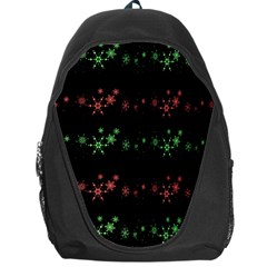 Decorative Xmas Snowflakes Backpack Bag by Valentinaart