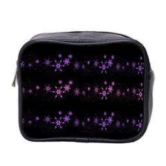 Purple Elegant Xmas Mini Toiletries Bag 2-side by Valentinaart