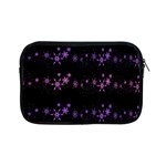 Purple elegant Xmas Apple iPad Mini Zipper Cases Front