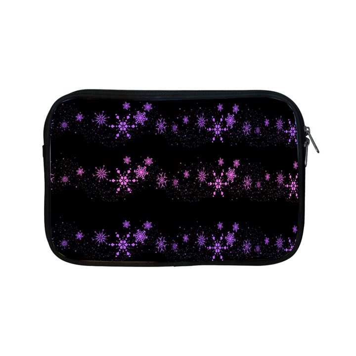 Purple elegant Xmas Apple iPad Mini Zipper Cases