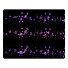 Purple Elegant Xmas Double Sided Flano Blanket (large)  by Valentinaart