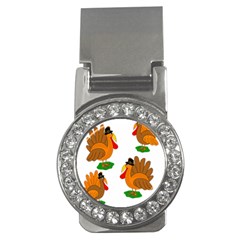 Thanksgiving Turkeys Money Clips (cz)  by Valentinaart