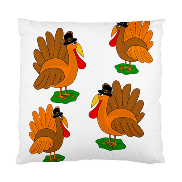 Thanksgiving turkeys Standard Cushion Case (One Side)