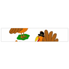 Thanksgiving Turkeys Flano Scarf (small)