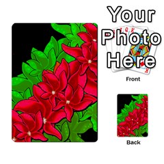 Xmas Red Flowers Multi-purpose Cards (rectangle)  by Valentinaart