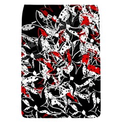 Red Abstract Flowers Flap Covers (s) 