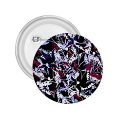 Decorative Abstract Floral Desing 2 25  Buttons by Valentinaart