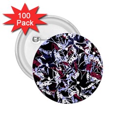 Decorative Abstract Floral Desing 2 25  Buttons (100 Pack)  by Valentinaart