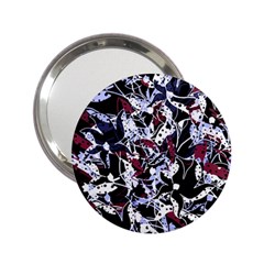 Decorative Abstract Floral Desing 2 25  Handbag Mirrors