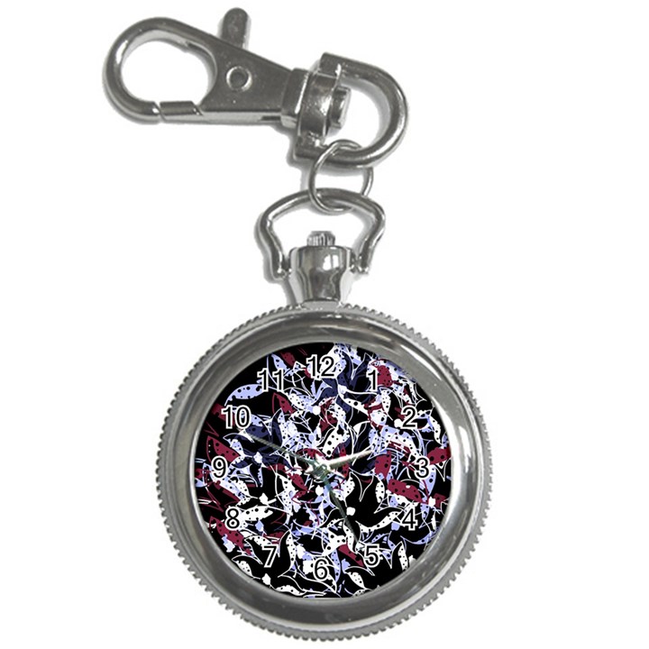 Decorative abstract floral desing Key Chain Watches