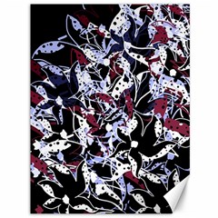 Decorative Abstract Floral Desing Canvas 36  X 48  