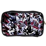 Decorative abstract floral desing Toiletries Bags 2-Side Front